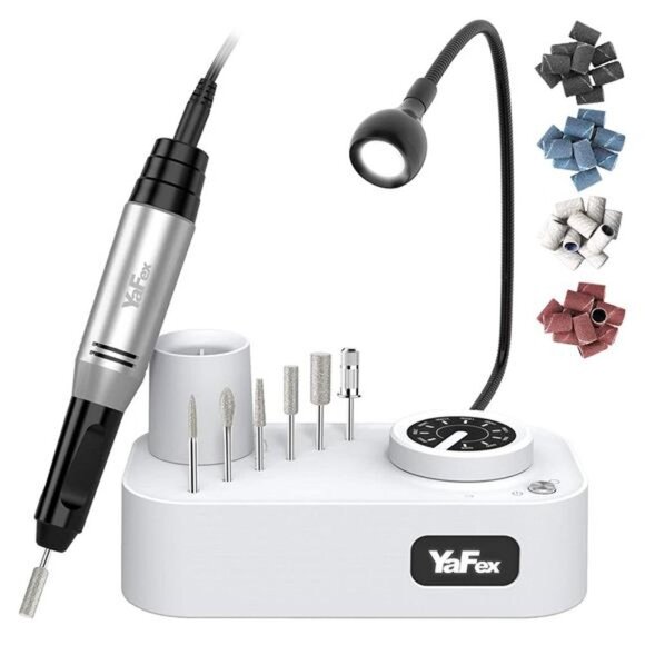 Professional Nail Drill Machine, 30000RPM Electric Nail File for Acrylic Nails